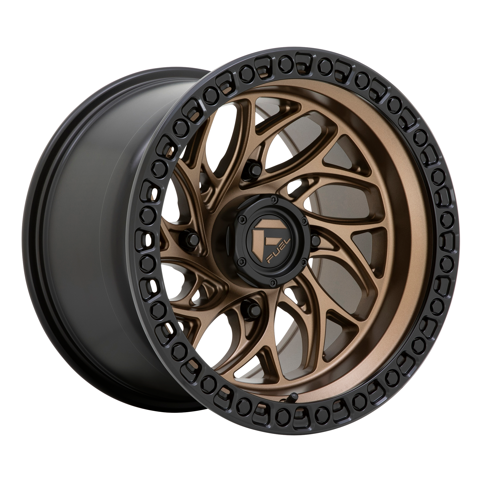 Fuel UTV D777 RUNNER UTV 15X10 0 4X156/4X156 Bronze With Black Ring