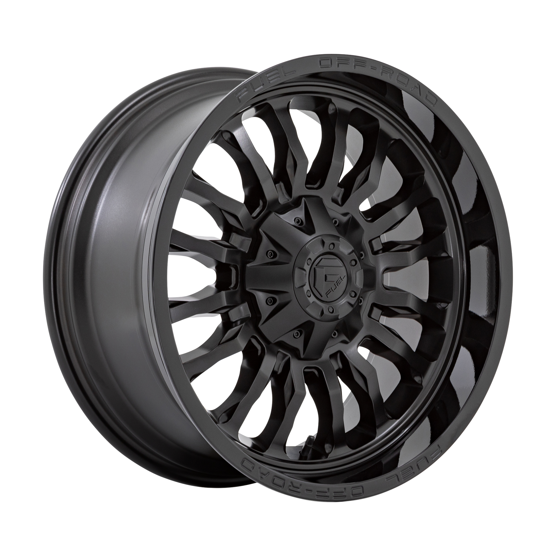 Fuel 1PC D796 ARC 20X9 1 6X135/6X139.7 MATTE BLACK WITH GLOSS BLACK LIP