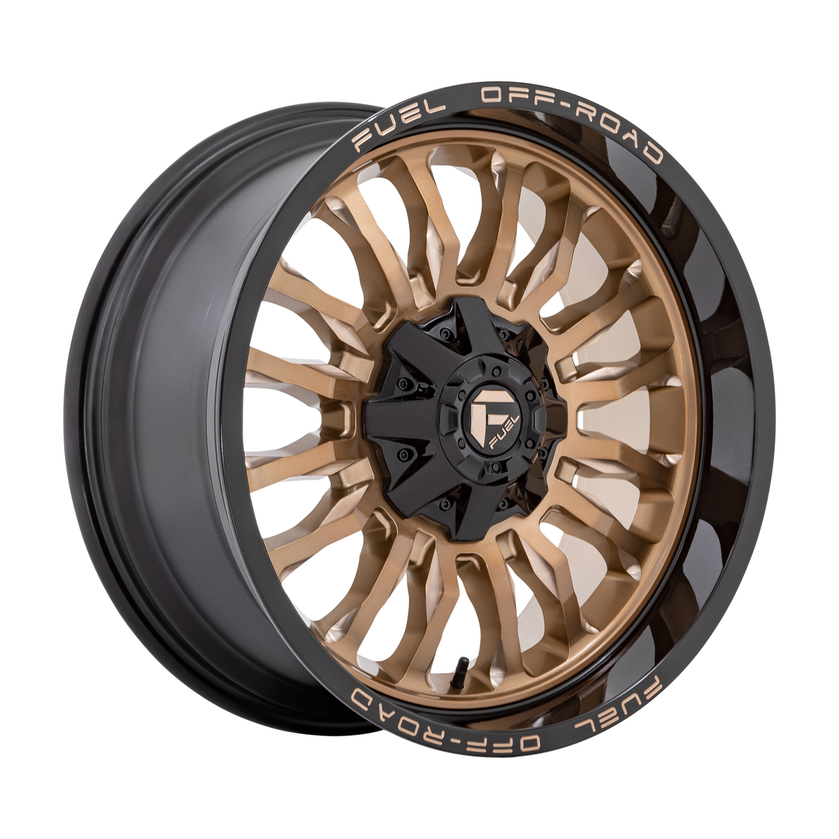Fuel 1PC D797 ARC 20X9 1 5X127/5X135 PLATINUM BRONZE WITH BLACK LIP