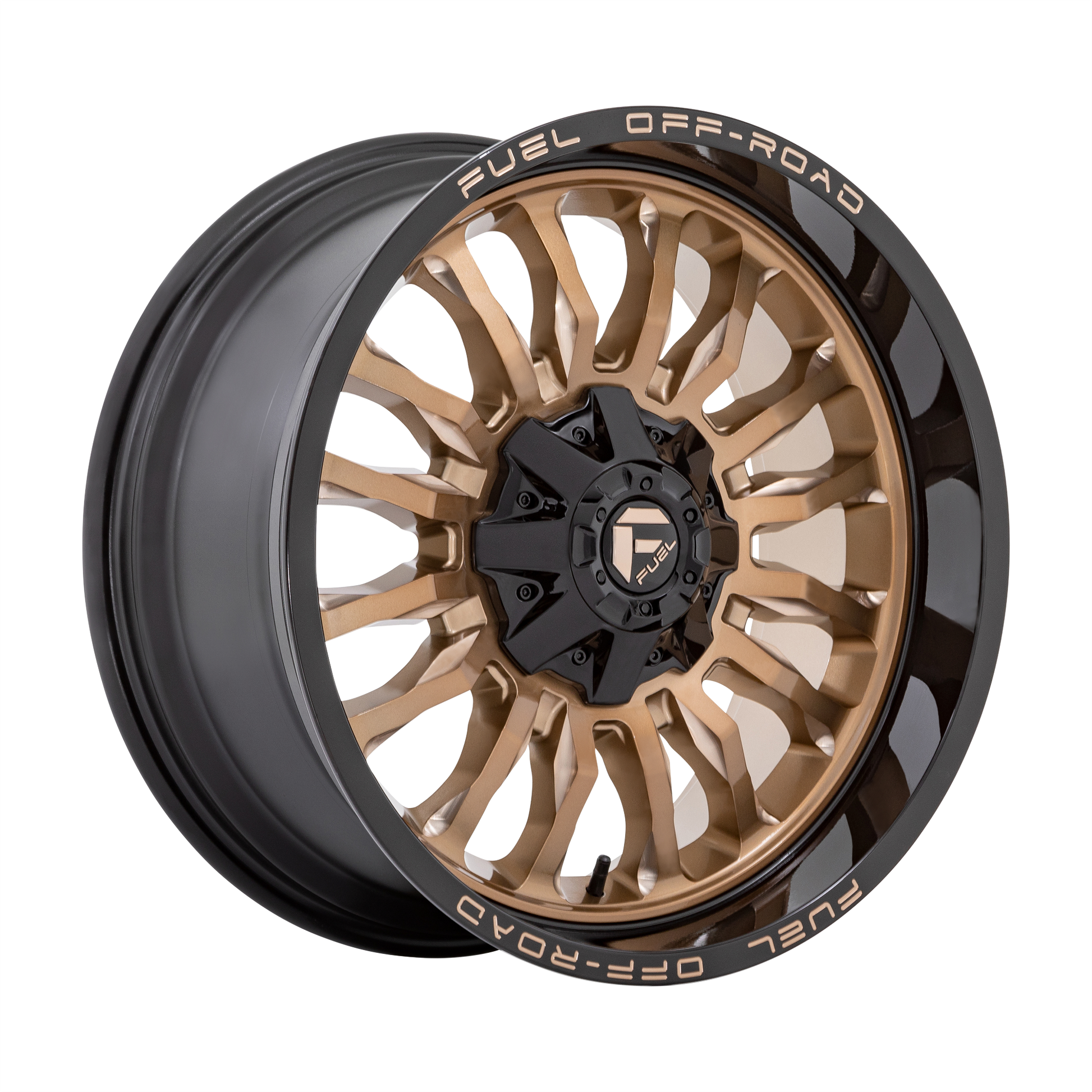 Fuel 1PC D797 ARC 22X12 -44 8X170/8X6.7 PLATINUM BRONZE WITH BLACK LIP