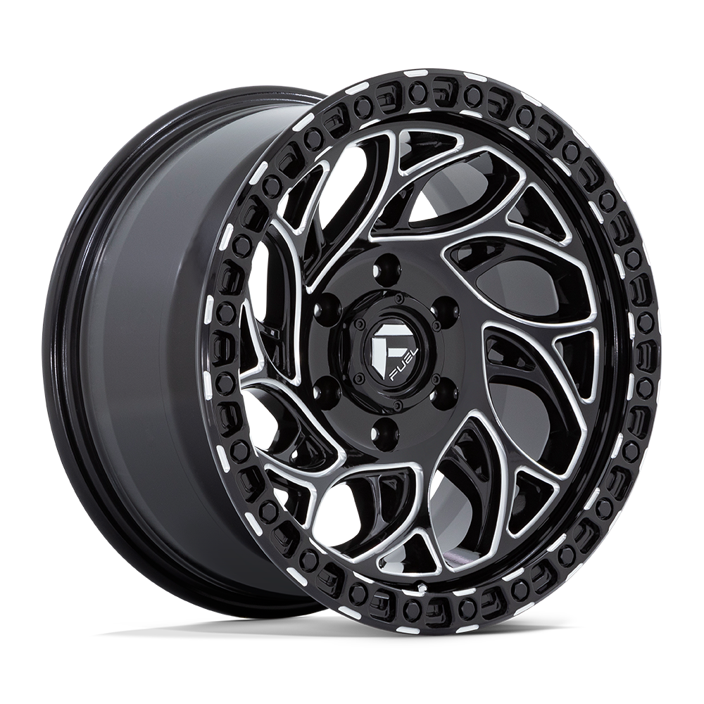 FUEL 1PC D840 RUNNER OR 15X10 -43 5X139.7 GLOSS BLACK MILLED