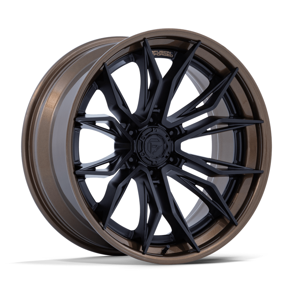 FUEL 1PC FC404 MUTINY 20X9 20 6X135 MATTE BLACK W GLOSS BRONZE LIP