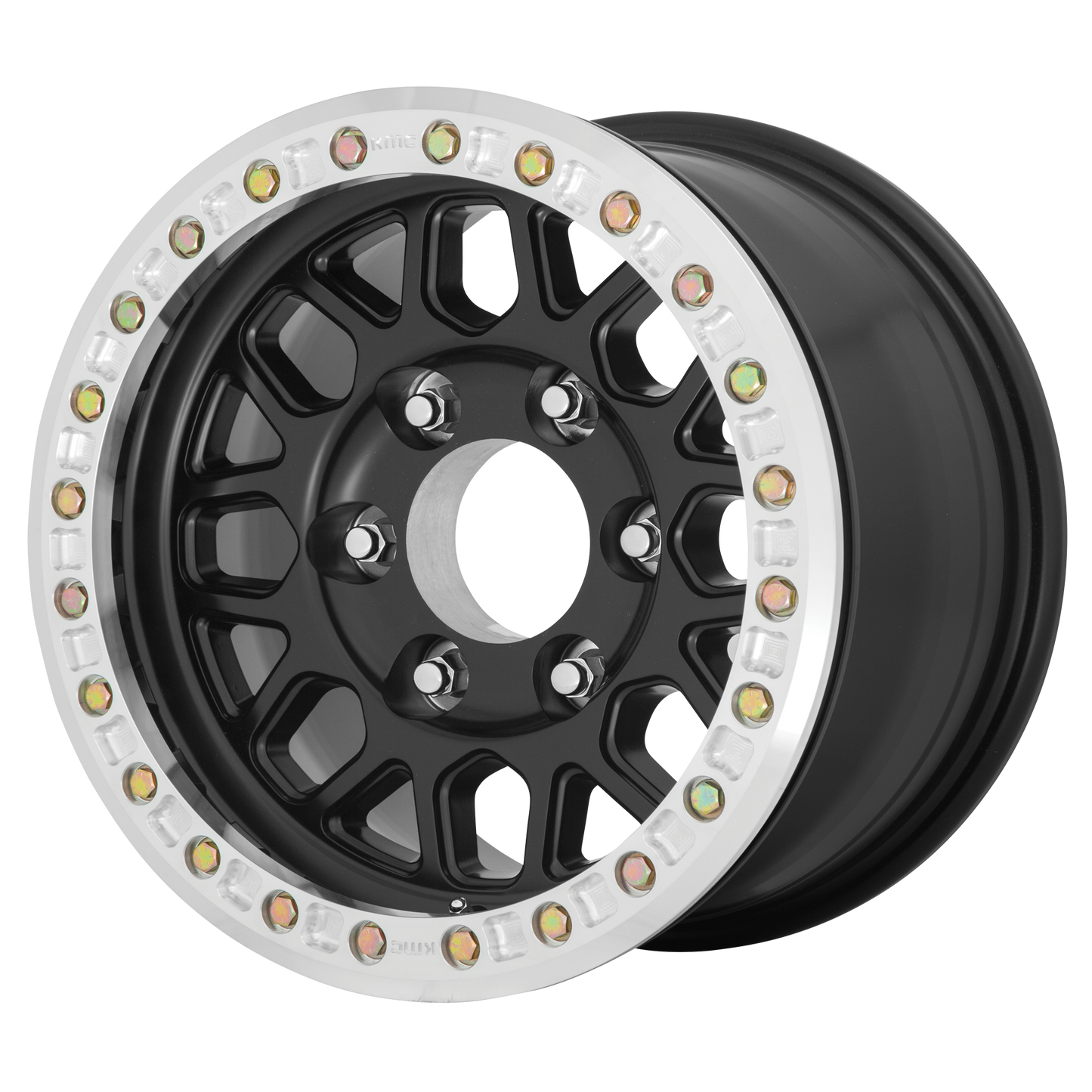 KMC KM234 GRENADE DESERT 17X8.5 0 BLANK/BLANK Satin Black