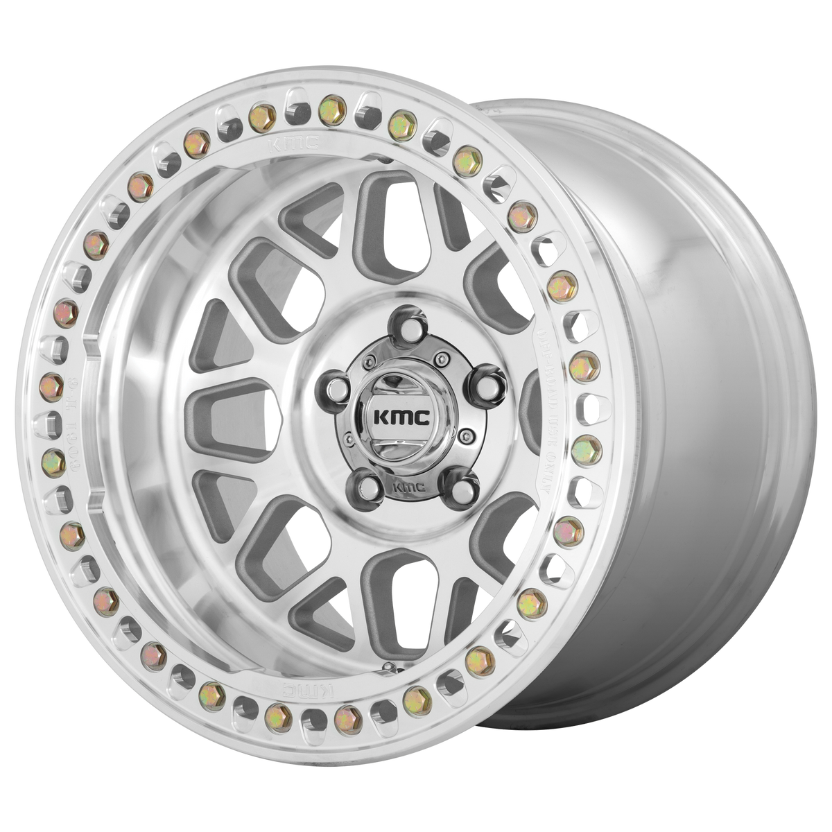 KMC KM235 GRENADE CRAWL 17X8.5 0 6X135/6X5.3 Machined
