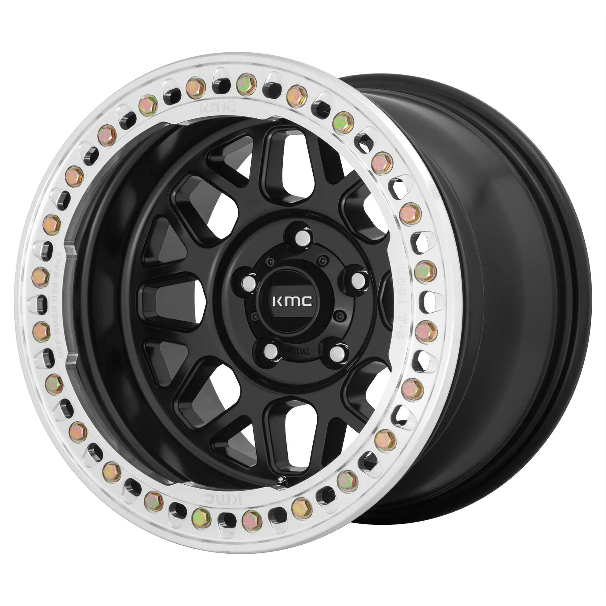 KMC KM235 GRENADE CRAWL 17X9 -38 BLANK/BLANK Satin Black