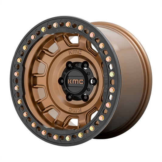 KMC KM236 TANK BEADLOCK 17X9 -38 6X139.7/6X5.5 Matte Bronze