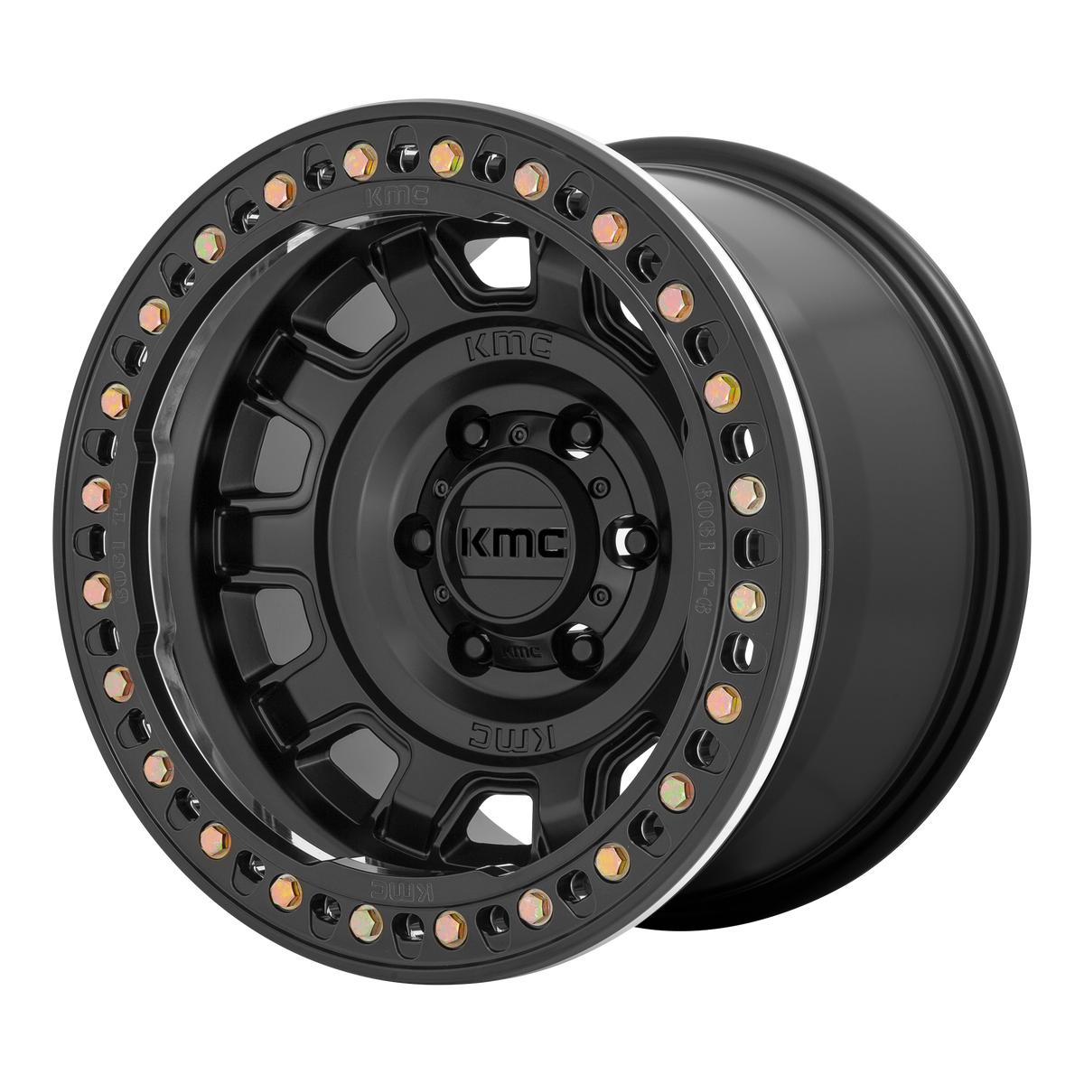 KMC KM236 TANK BEADLOCK 17X9 -38 5X127/5X5.0 Satin Black