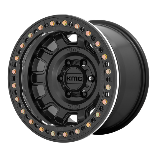 KMC KM236 TANK BEADLOCK 17X9 -38 6X139.7/6X5.5 Satin Black