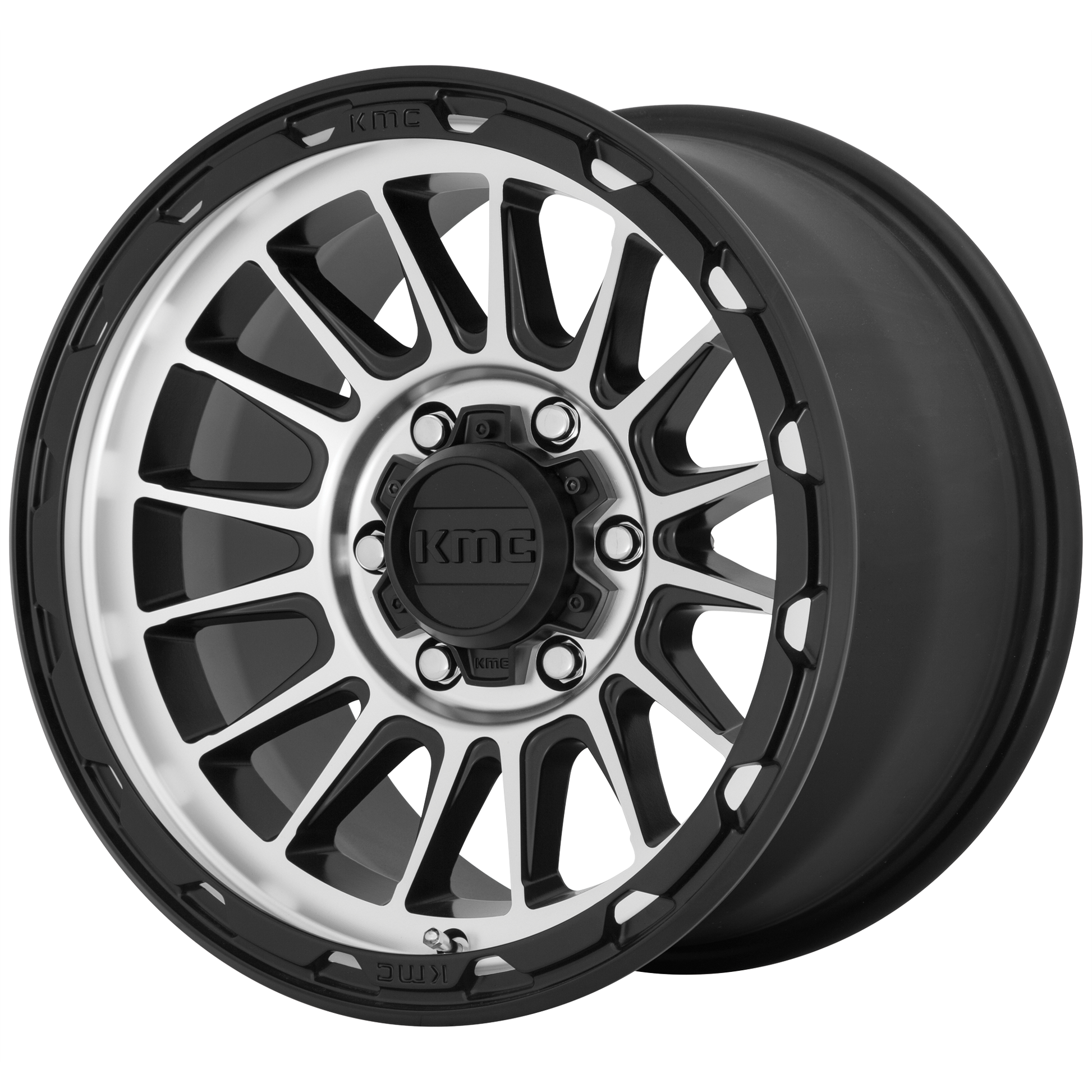 KMC KM542 IMPACT 16X7 30 5X114.3/5X4.5 Satin Black Machined