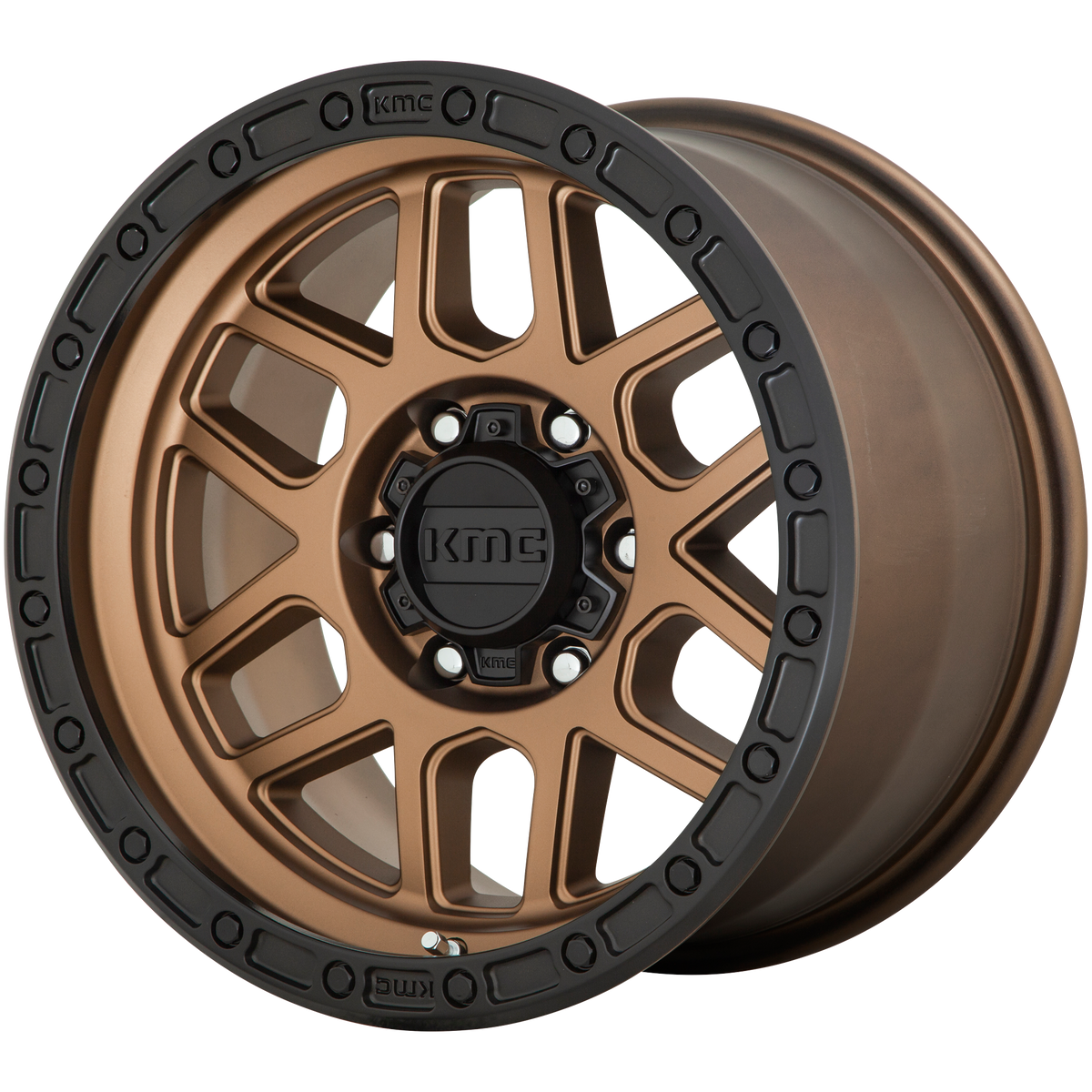 KMC KM544 MESA 17X9 -12 6X139.7/6X5.5 Matte Bronze With Black Lip