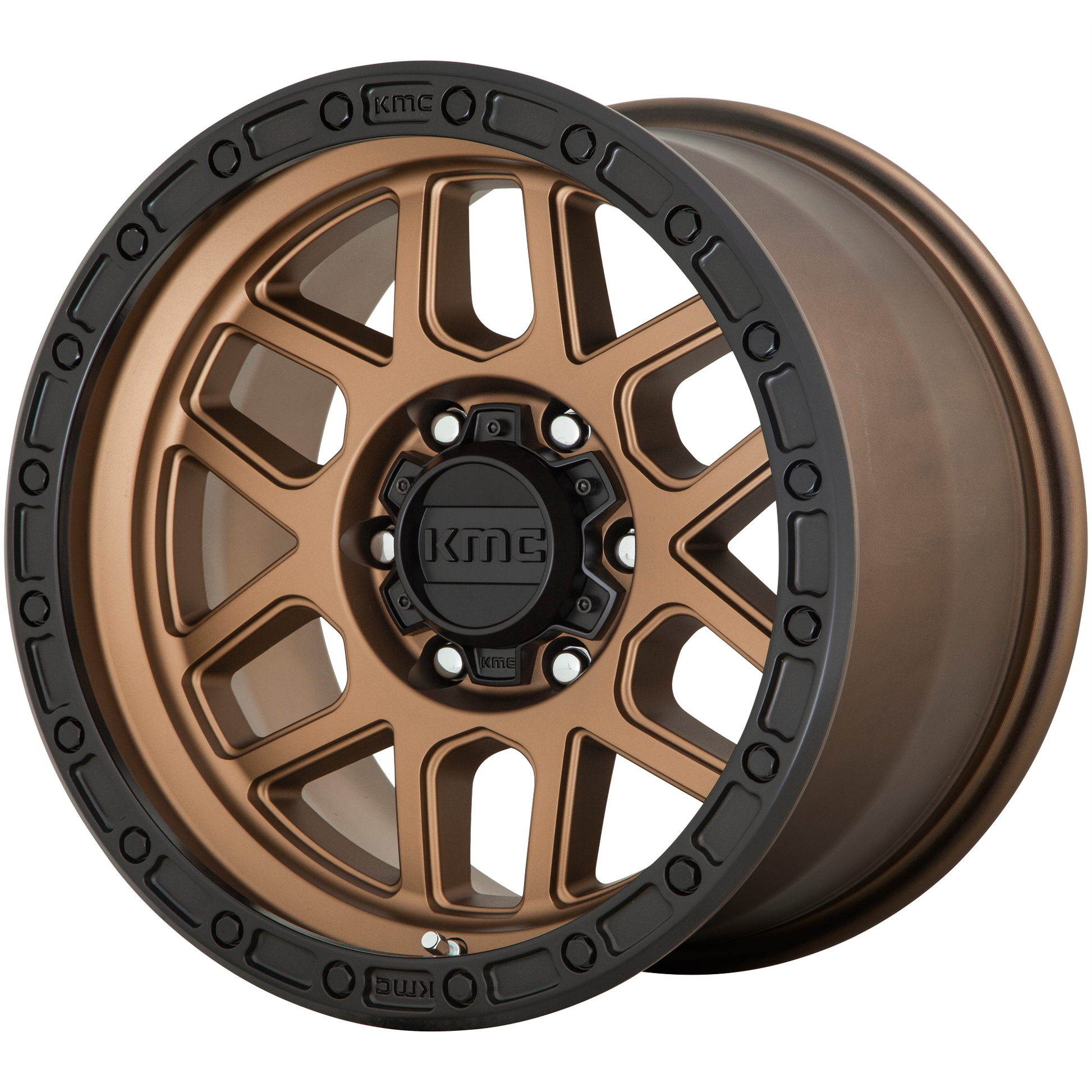 KMC KM544 MESA 17X9 18 8X165.1/8X6.5 Matte Bronze With Black Lip