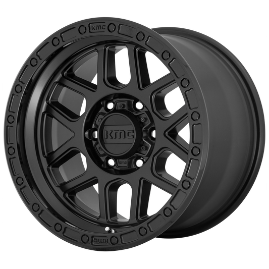 KMC KM544 MESA 20X9 18 8X170/8X6.7 Satin Black With Gloss Black Lip