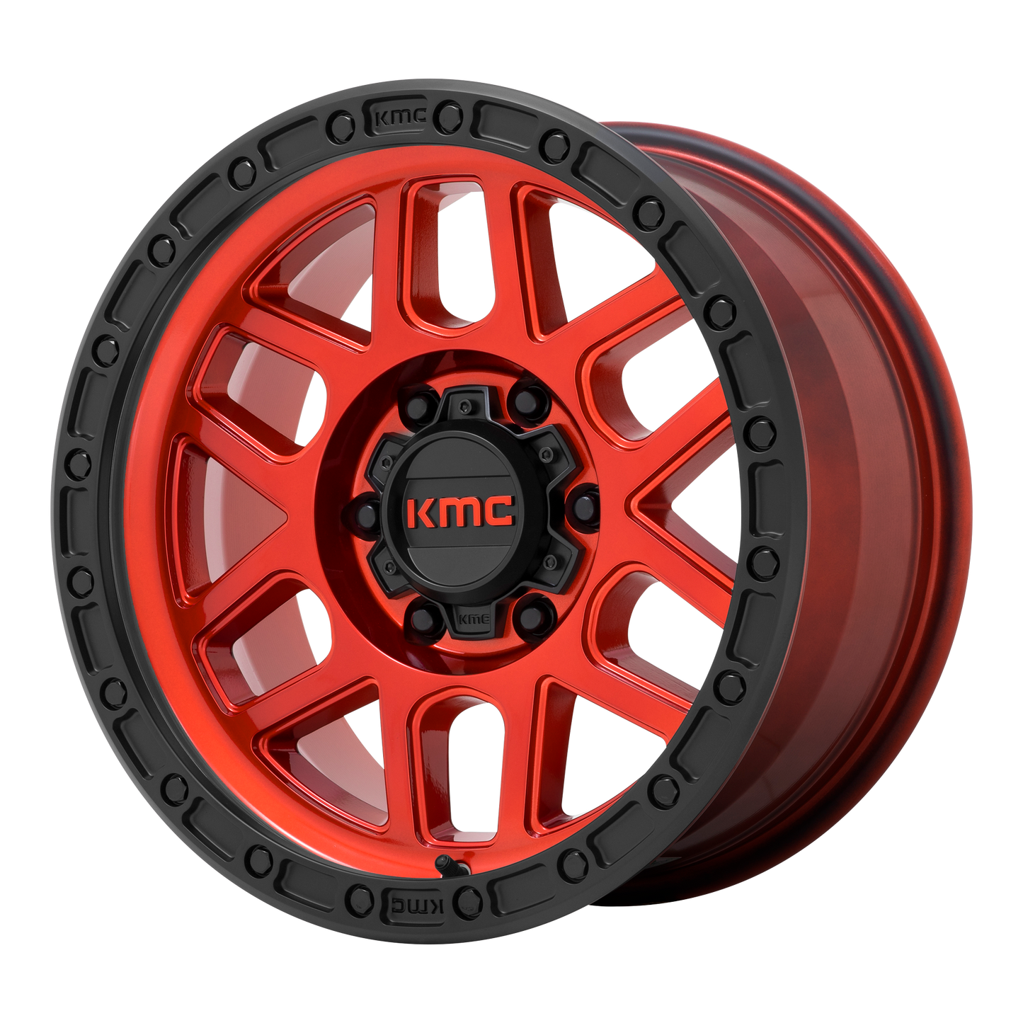 KMC KM544 MESA 20X9 25 5X150/5X150 Candy Red With Black Lip