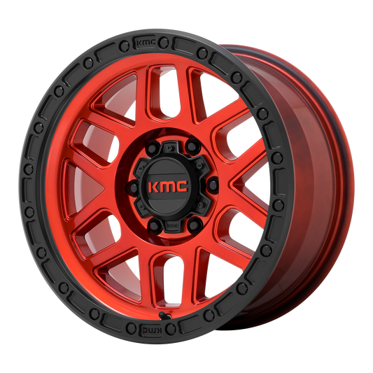 KMC KM544 MESA 20X9 25 5X150/5X150 Candy Red With Black Lip