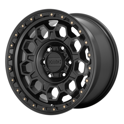 KMC KM545 TREK 17X8 38 5X108 SATIN BLACK