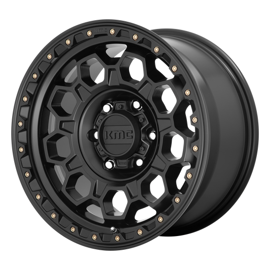 KMC KM545 TREK 17X9 18 6X135/6X5.3 Satin Black