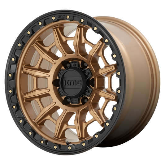 KMC KM547 CARNAGE 17X9 0 6X139.7/6X5.5 Matte Bronze With Black Lip