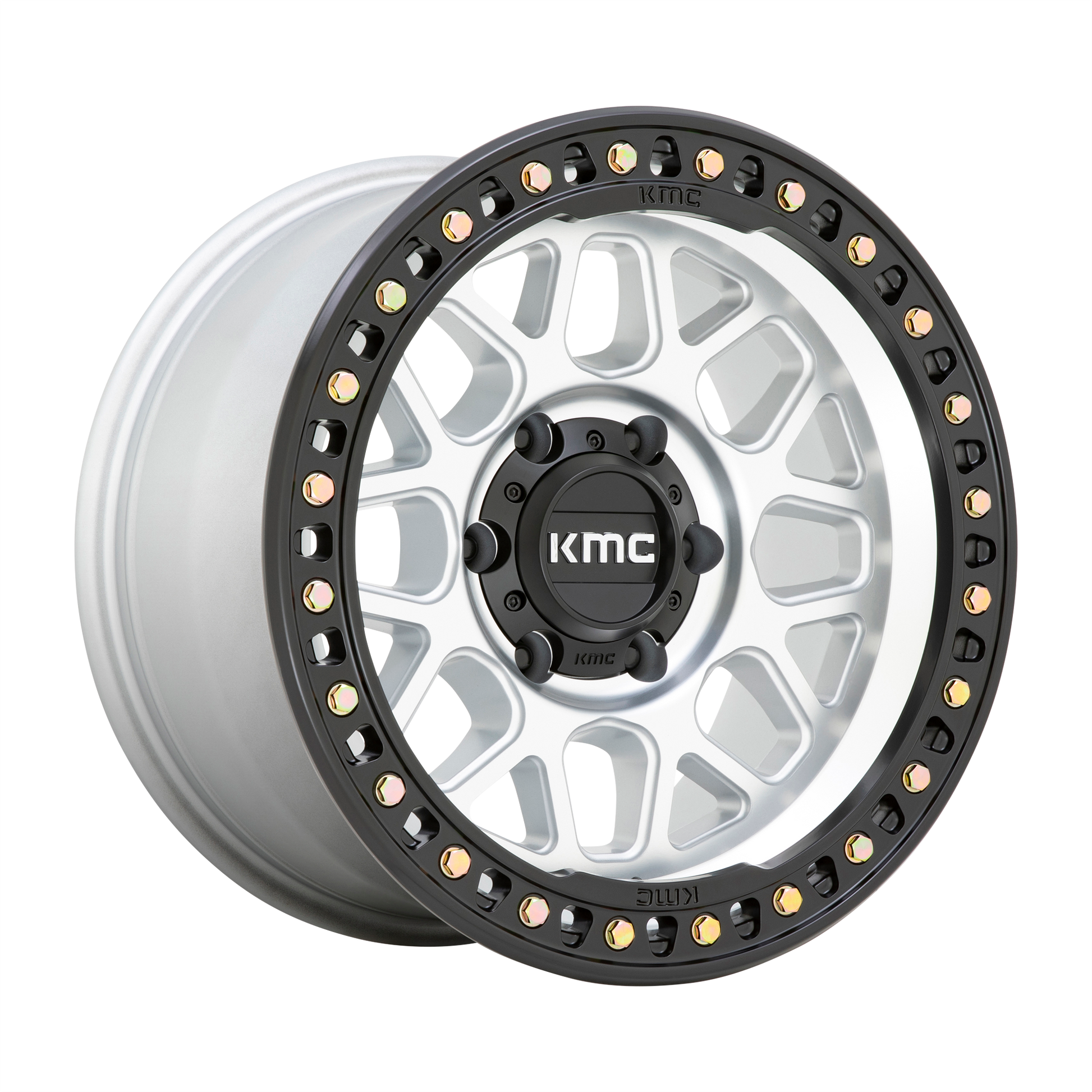 KMC KM549 GRS 20X9 0 5X127/5X5.0 Machined With Satin Black Lip
