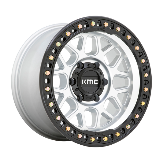 KMC KM549 GRS 17X9 0 5X127/5X5.0 Machined With Satin Black Lip