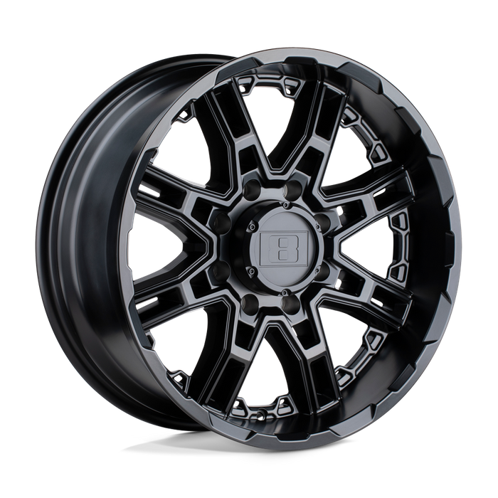 Level 8 SLINGSHOT 16X8.5 10 6X135/6X5.3 MATTE BLACK
