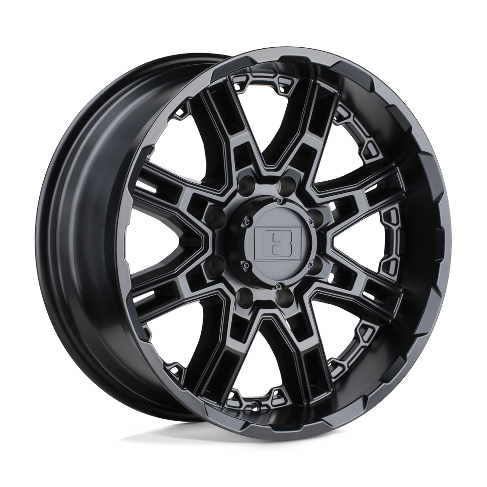 Level 8 SLINGSHOT 16X8.5 10 6X135/6X5.3 MATTE BLACK