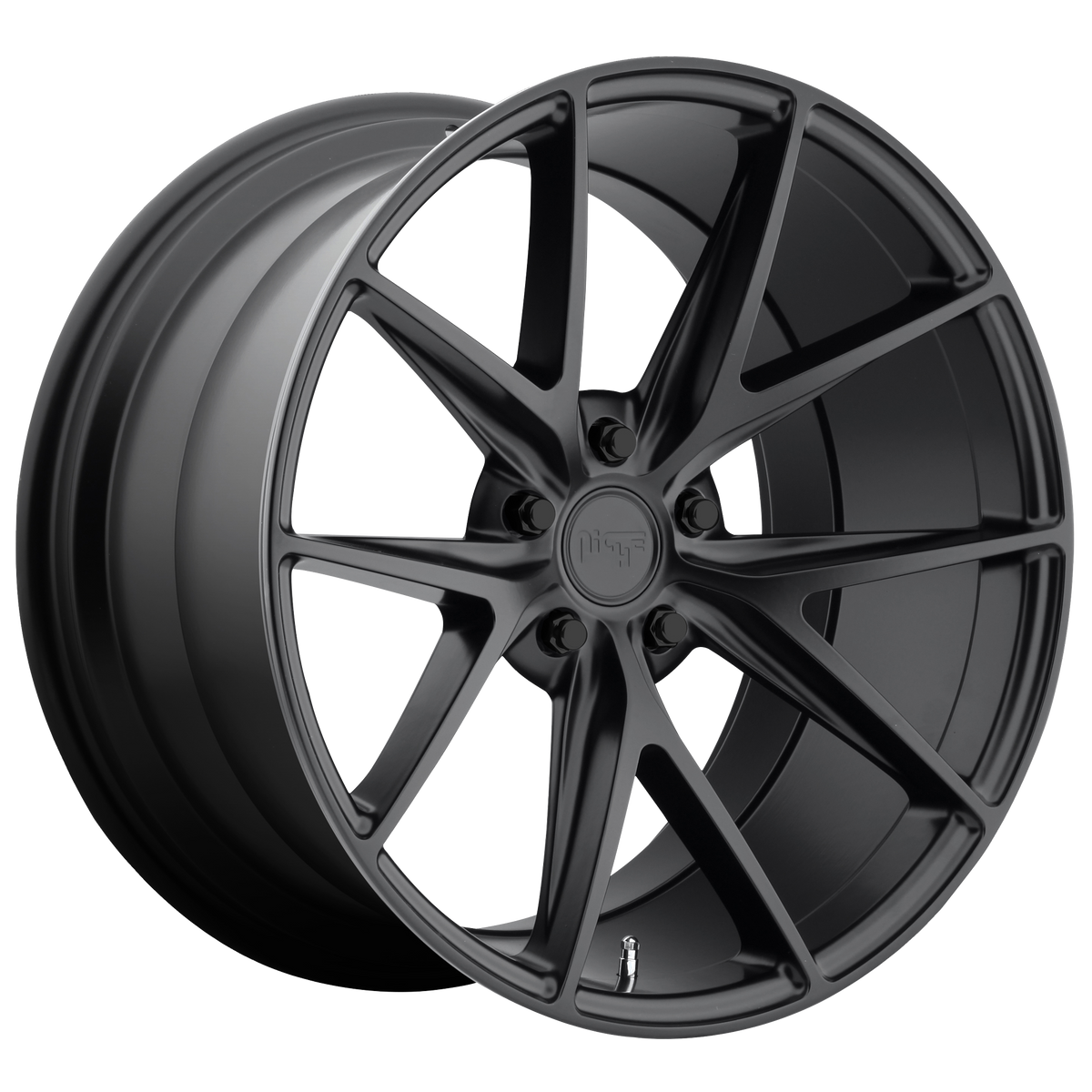 Niche 1PC M117 MISANO 19X8.5 42 5X112 MATTE BLACK