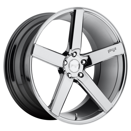 Niche 1PC M132 MILAN 20X8.5 34 5X112 CHROME PLATED