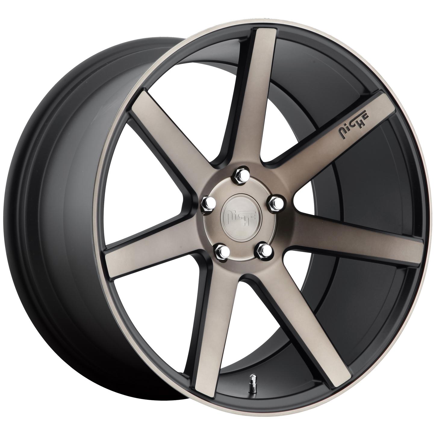 Niche 1PC M150 VERONA 19X8.5 34 5X112 MATTE BLACK MACHINED