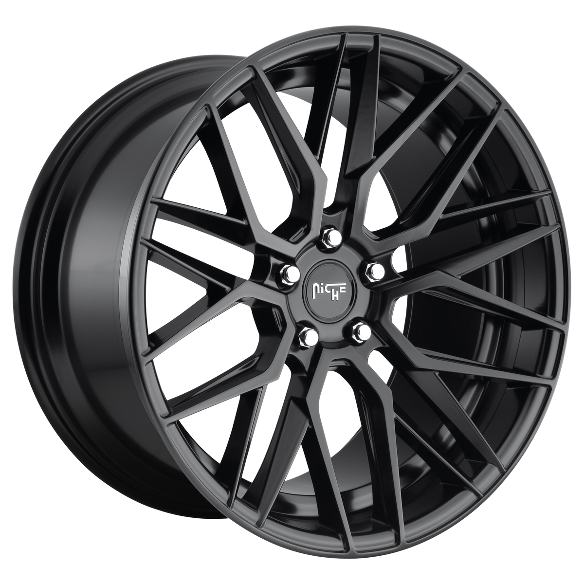 Niche 1PC M190 GAMMA 18X8 42 5X112 MATTE BLACK
