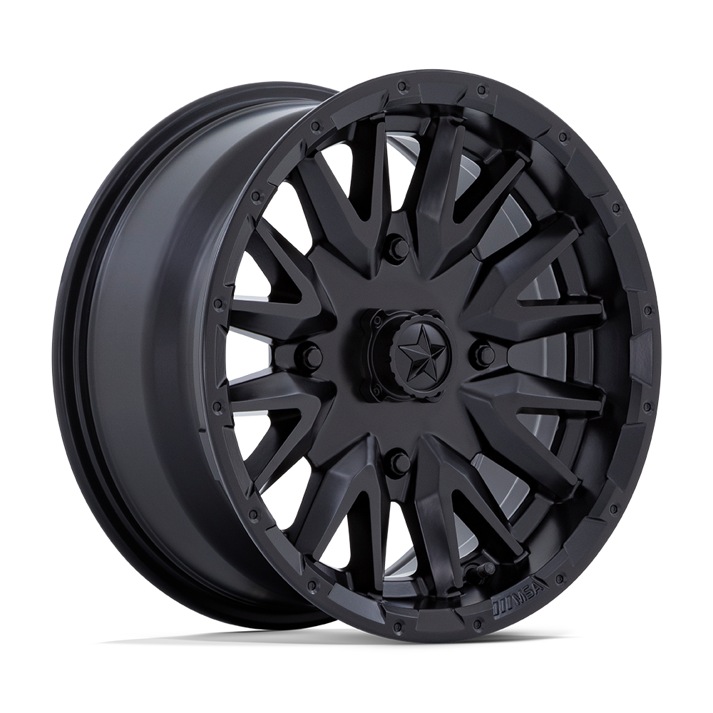 MSA OFFROAD WHEELS M49 CREED 24x7 0 4x137 MATTE BLACK