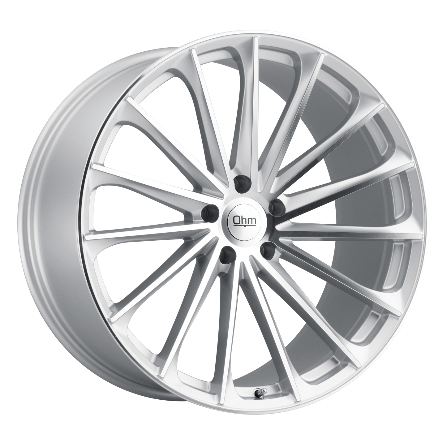 OHM PROTON 20X10 35 5X120/5X4.72 SILVER W/ MIRROR FACE