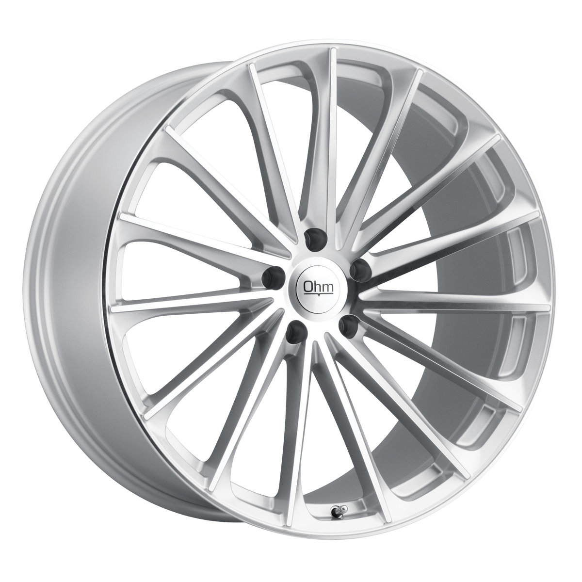 OHM PROTON 20X10 35 5X120/5X4.72 SILVER W/ MIRROR FACE