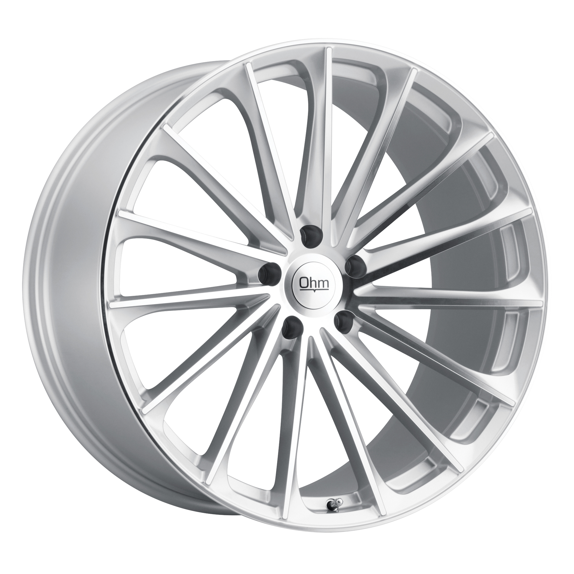 OHM PROTON 21X10.5 30 5X120/5X4.72 SILVER W/ MIRROR FACE