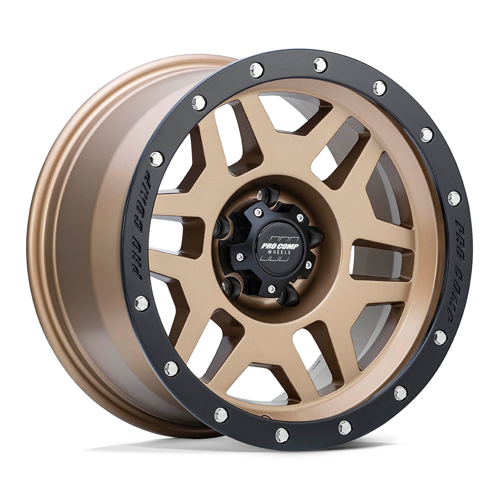 PRO COMP PA41 PHASER 17X9 -6 5X127 MATTE BRONZE WITH BLACK LIP