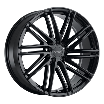 Petrol P1C 17X8 40 5X112/5X112 GLOSS BLACK