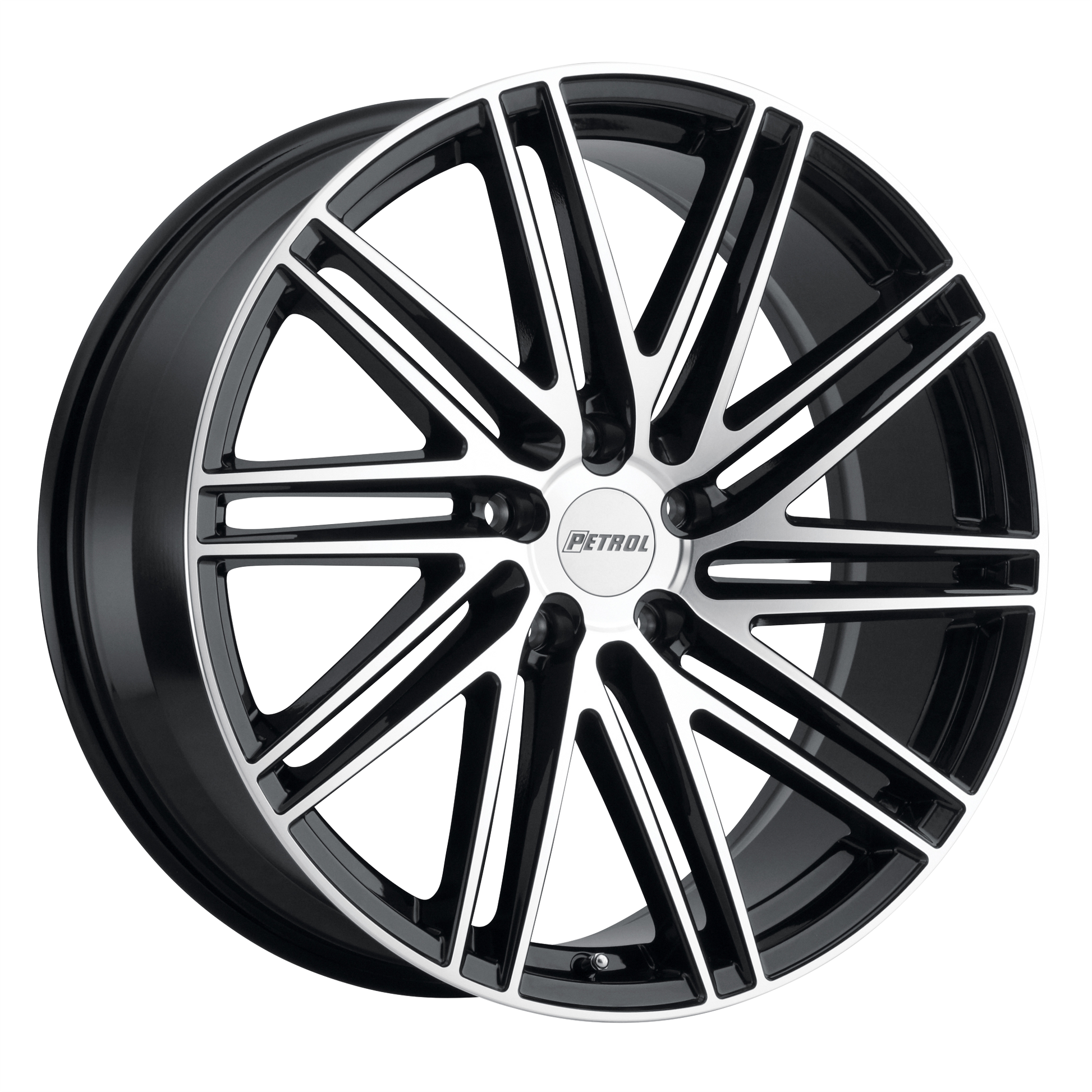 Petrol P1C 17X8 40 5X105/5X105 GLOSS BLACK W/ MACHINED FACE