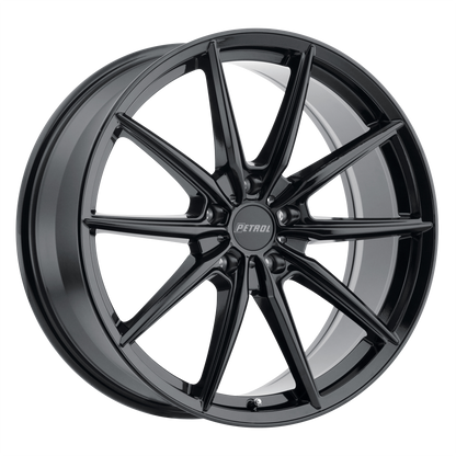 Petrol P4B 18X8 40 5X112/5X112 GLOSS BLACK