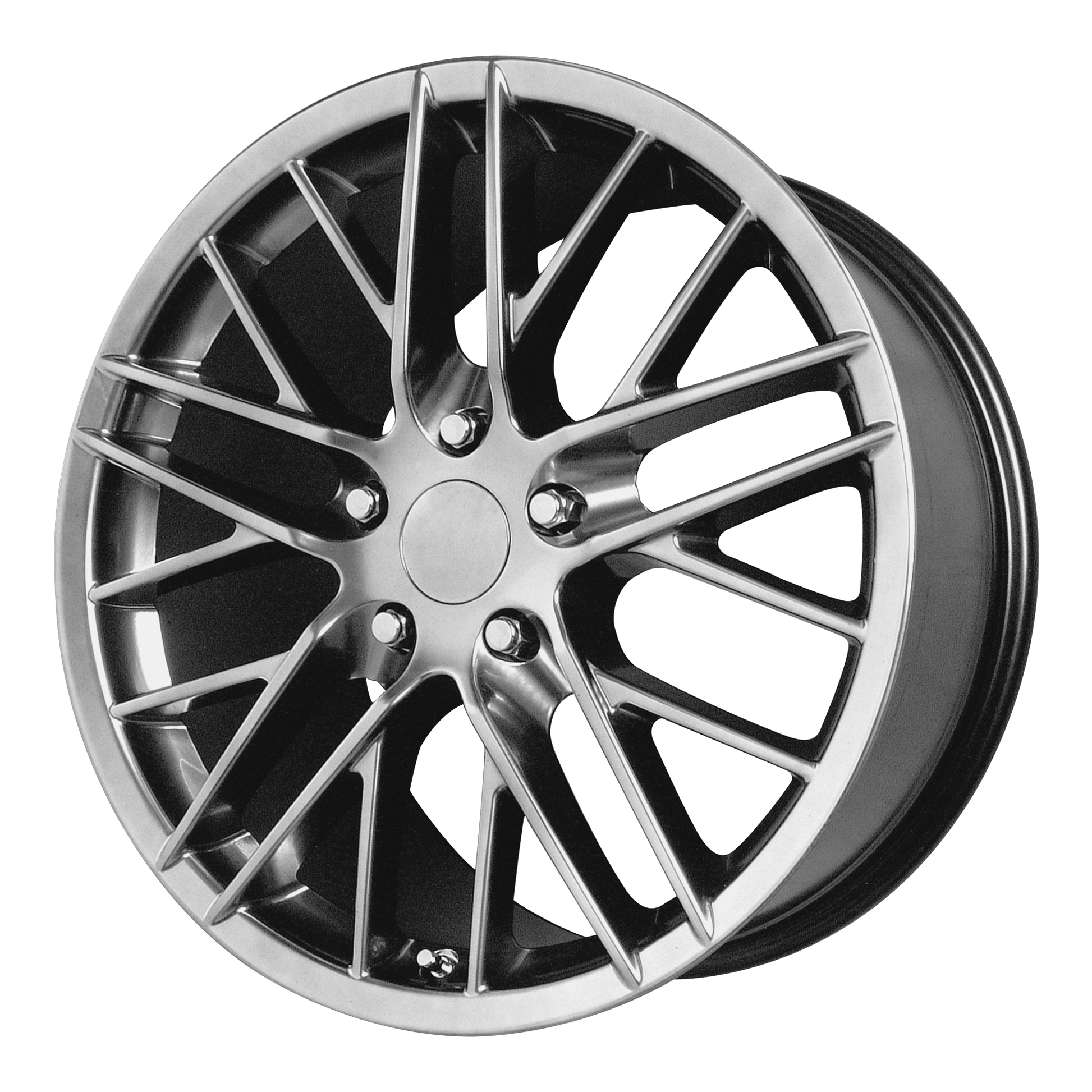 PERFORMANCE REPLICAS PR121 18X9.5 56 5X120.65/5X4.75 Hyper Silver Dark