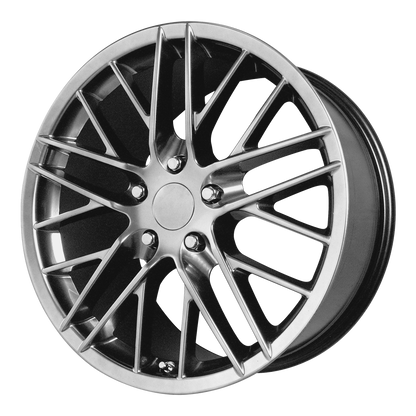 PERFORMANCE REPLICAS PR121 18X9.5 56 5X120.65/5X4.75 Hyper Silver Dark
