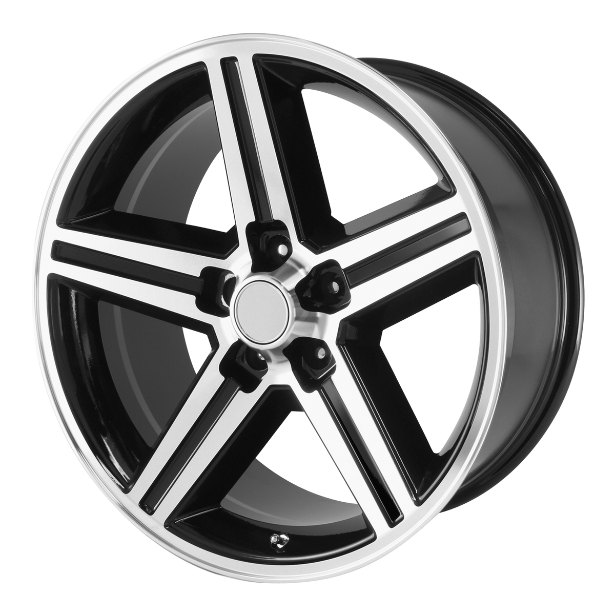 PERFORMANCE REPLICAS PR148 18X8 0 5X120.65/5X4.75 Gloss Black Machined
