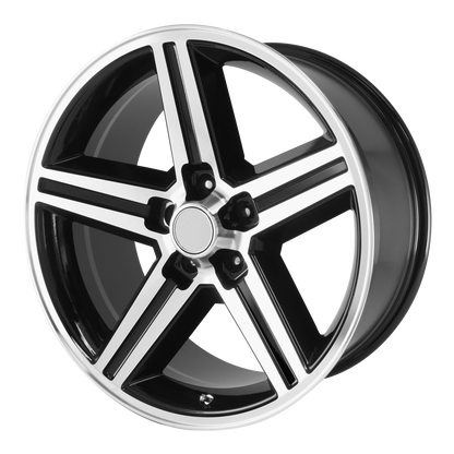 PERFORMANCE REPLICAS PR148 18X8 0 5X120.65/5X4.75 Gloss Black Machined