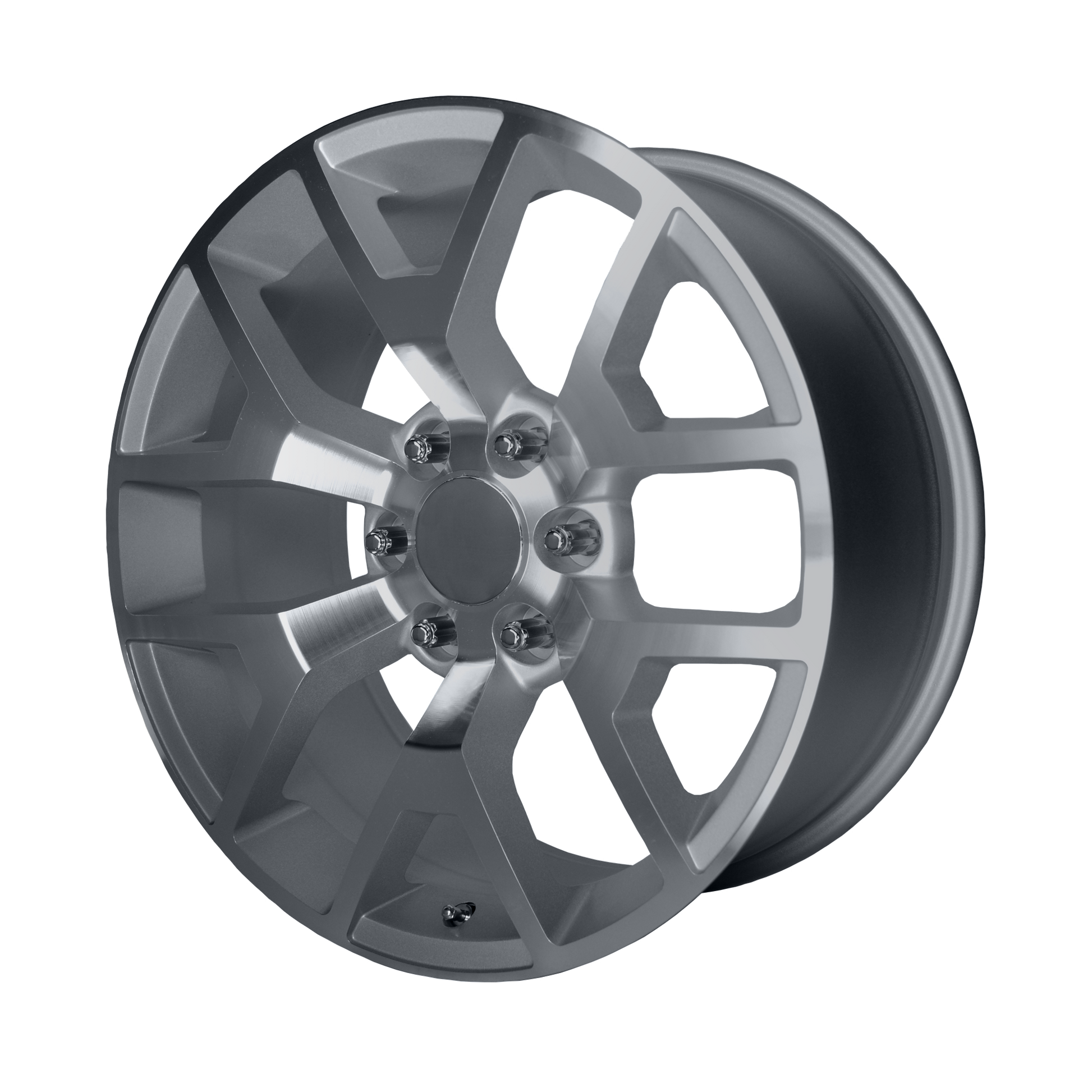 PERFORMANCE REPLICAS PR169 22X9 28 6X139.7/6X5.5 Silver with Machined Spokes