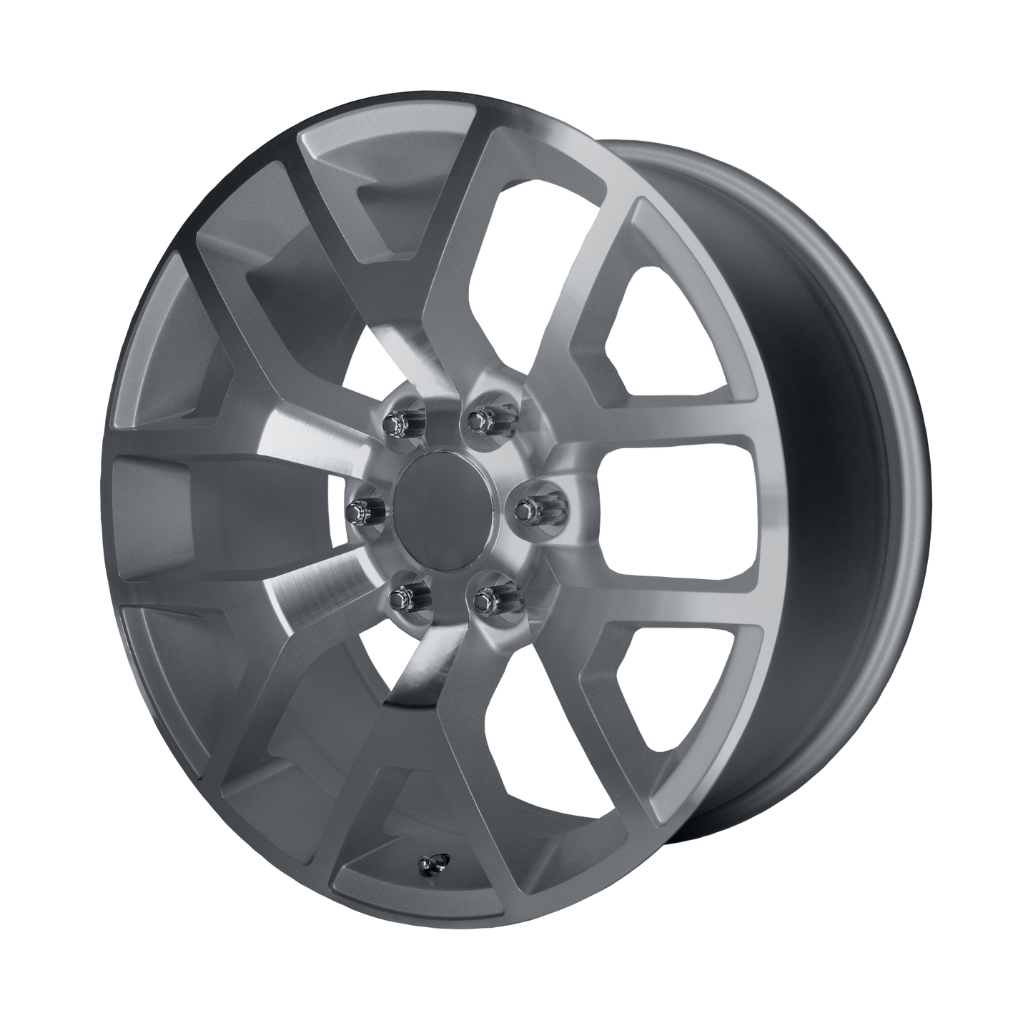 PERFORMANCE REPLICAS PR169 20X9 27 6X139.7/6X5.5 Silver with Machined Spokes