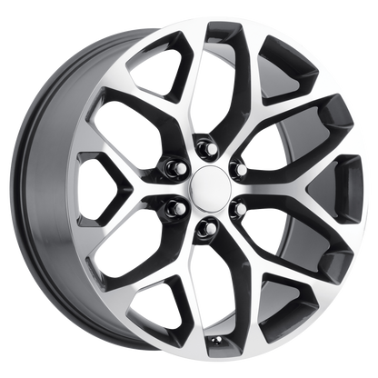 PERFORMANCE REPLICAS PR176 26X10 24 6X139.7/6X5.5 Gunmetal Machined