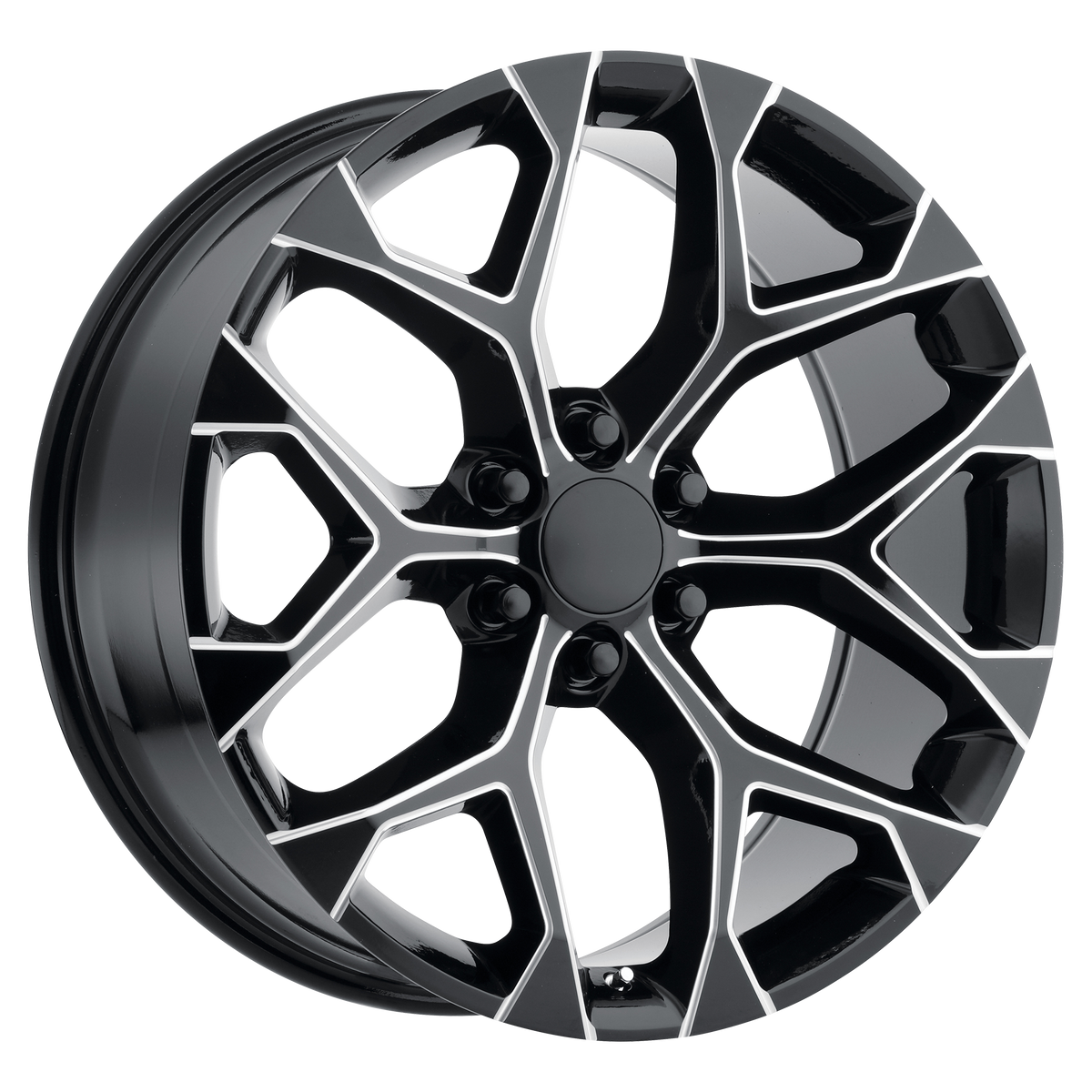 PERFORMANCE REPLICAS PR176 22X9 24 6X139.7/6X5.5 Gloss Black Milled