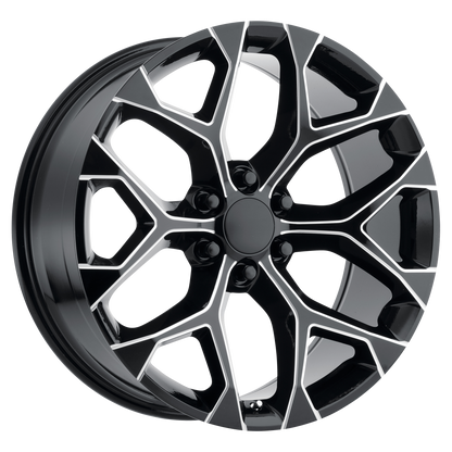 PERFORMANCE REPLICAS PR176 22X9 24 6X139.7/6X5.5 Gloss Black Milled