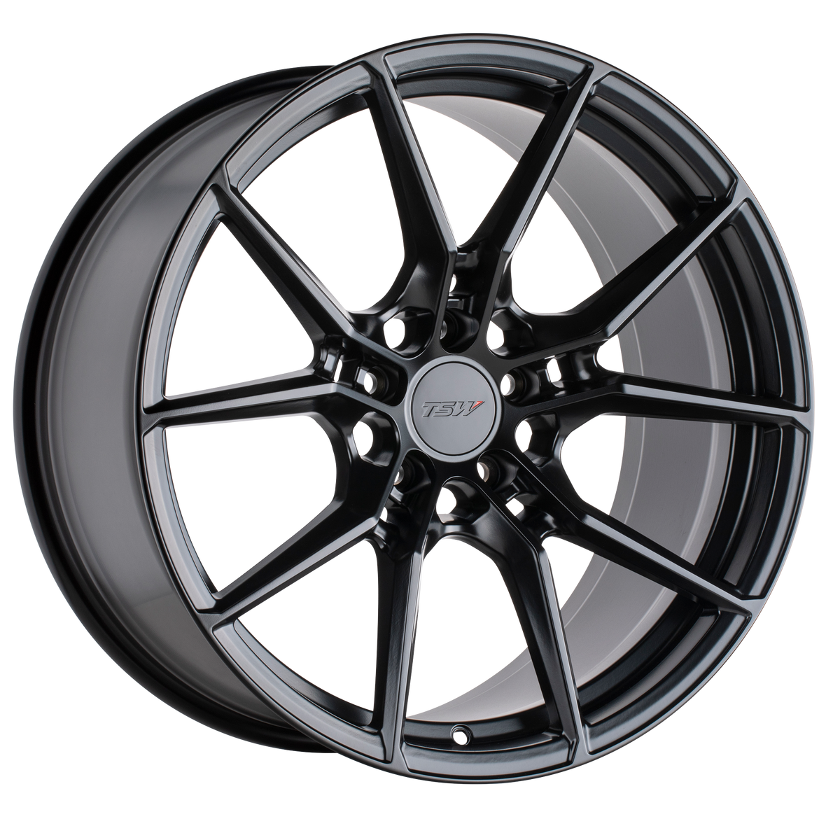 TSW NEPTUNE 19X9.5 39 5X112/5X112 SEMI GLOSS BLACK