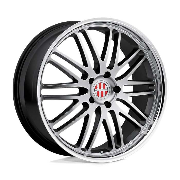 Victor Equipment LEMANS 18X11 36 5X130/5X130 HYPER SILVER W/ MIRROR CUT LIP