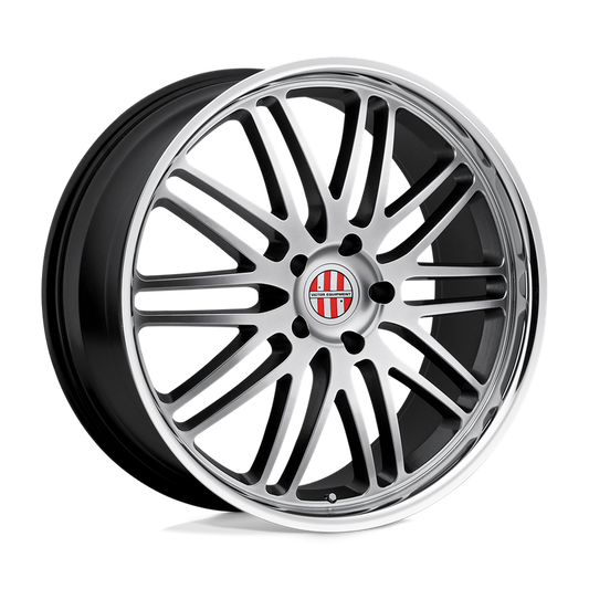 Victor Equipment LEMANS 18X11 36 5X130/5X130 HYPER SILVER W/ MIRROR CUT LIP
