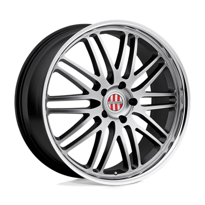 Victor Equipment LEMANS 18X11 36 5X130/5X130 HYPER SILVER W/ MIRROR CUT LIP